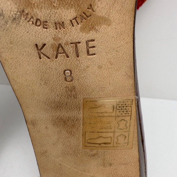 Brighton Women's Size 8 Square Toe Slide Sandals Multi Color Plaid Wedge Heels - Picture 8 of 8